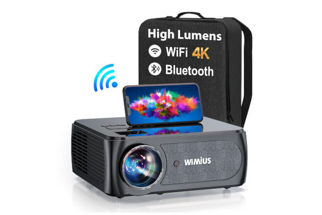 WiMiUS K8 Projector - Best LED 