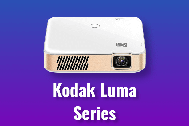 Kodak Luma 350 Portable Pico Projector 4K - Smart Projector up to 150 with  350 Lumen 